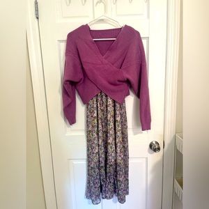 Yesstyle set of Midi Dress + Sweater